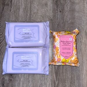 Private Matters Intimate Cleansing Wipes & make up removing facial wipes set